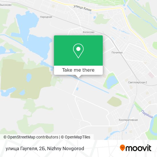 улица Гаугеля, 2Б map