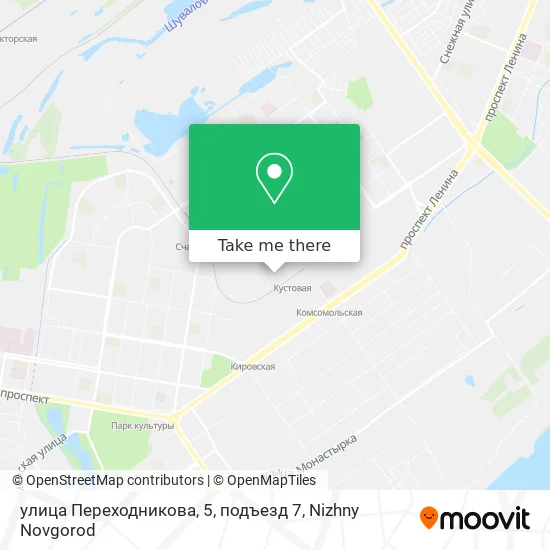 улица Переходникова, 5, подъезд 7 map