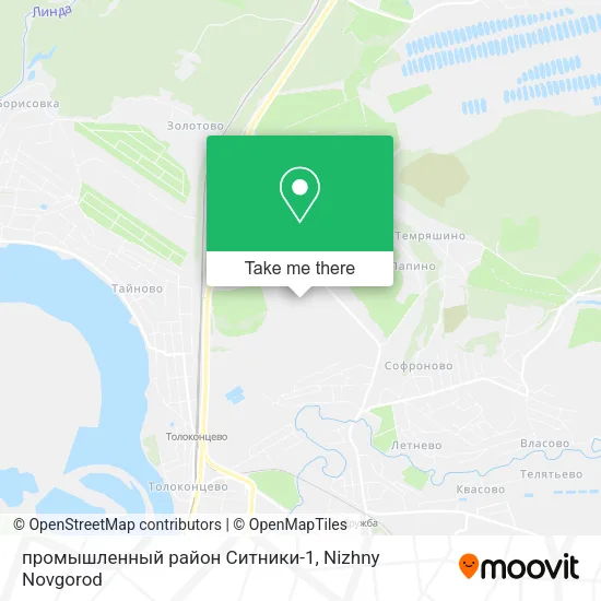 промышленный район Ситники-1 map