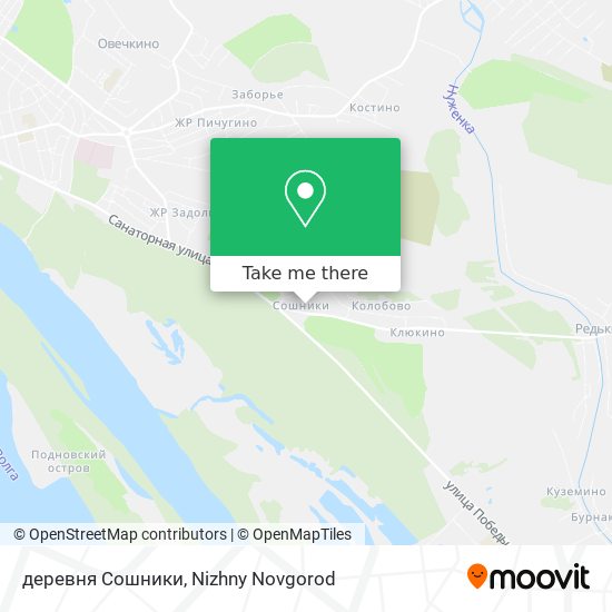 деревня Сошники map