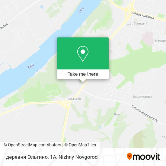 деревня Ольгино, 1А map