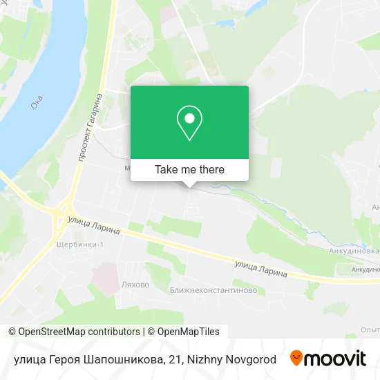 улица Героя Шапошникова, 21 map