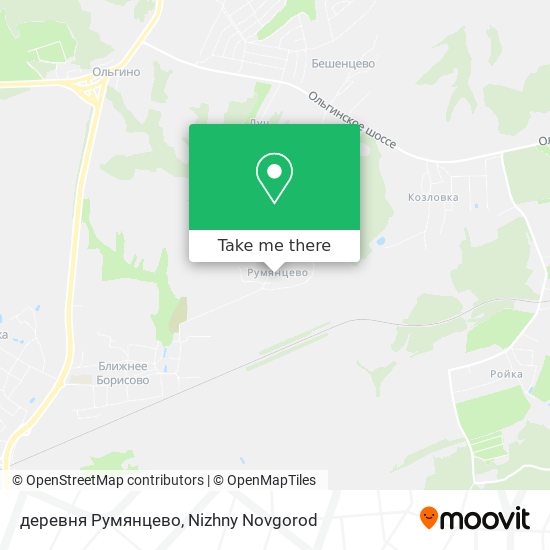 деревня Румянцево map