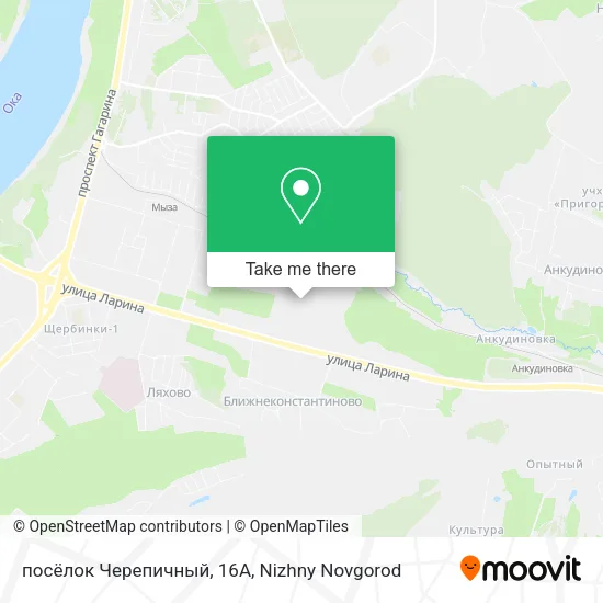 посёлок Черепичный, 16А map