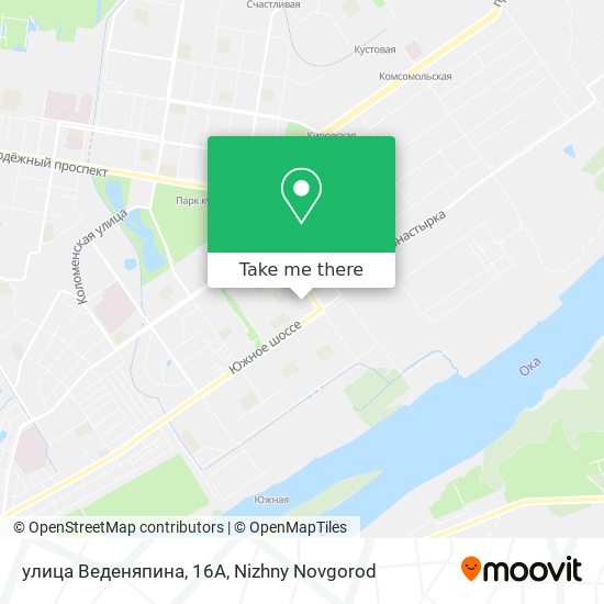 улица Веденяпина, 16А map