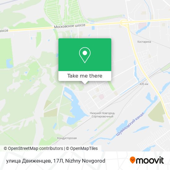 улица Движенцев, 17Л map