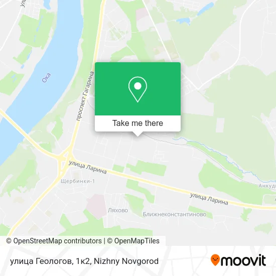 улица Геологов, 1к2 map