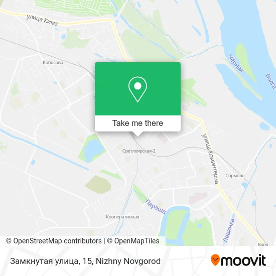 Замкнутая улица, 15 map