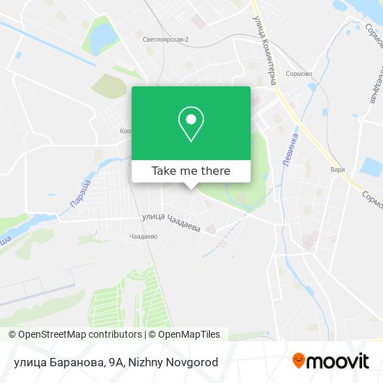 улица Баранова, 9А map