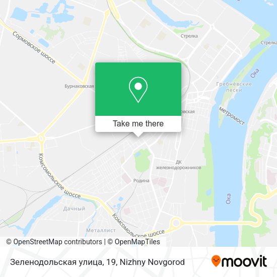 Зеленодольская улица, 19 map