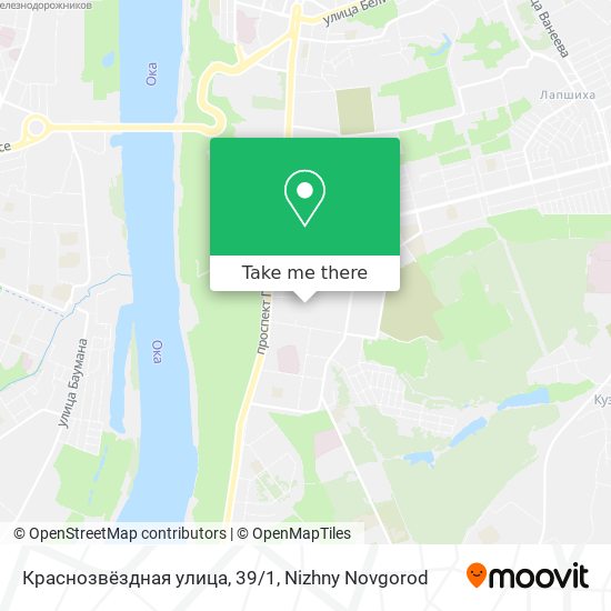 Краснозвёздная улица, 39/1 map