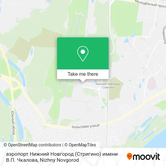 аэропорт Нижний Новгород (Стригино) имени В.П. Чкалова map