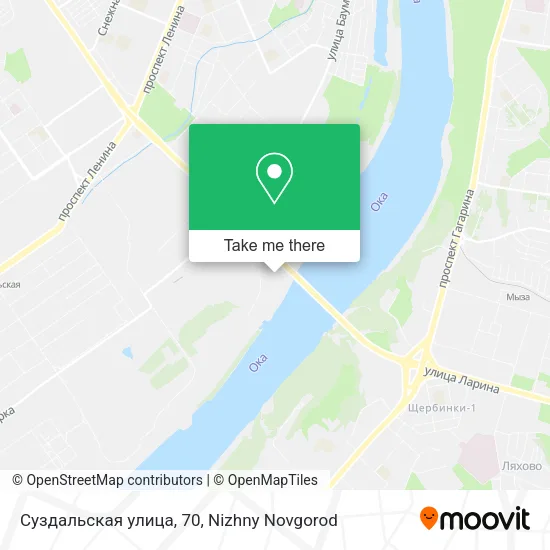 Суздальская улица, 70 map