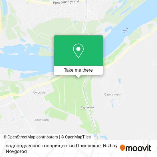 садоводческое товарищество Приокское map