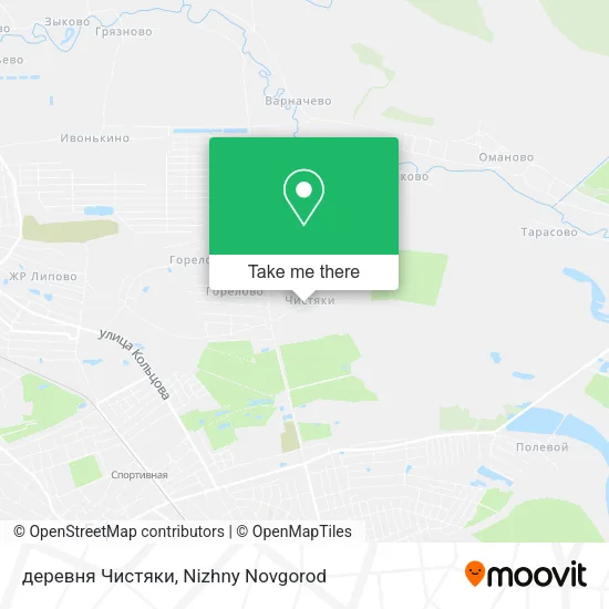 деревня Чистяки map