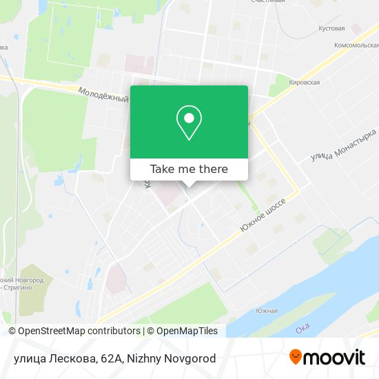 улица Лескова, 62А map