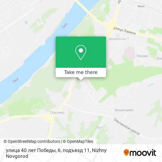 улица 40 лет Победы, 6, подъезд 11 map