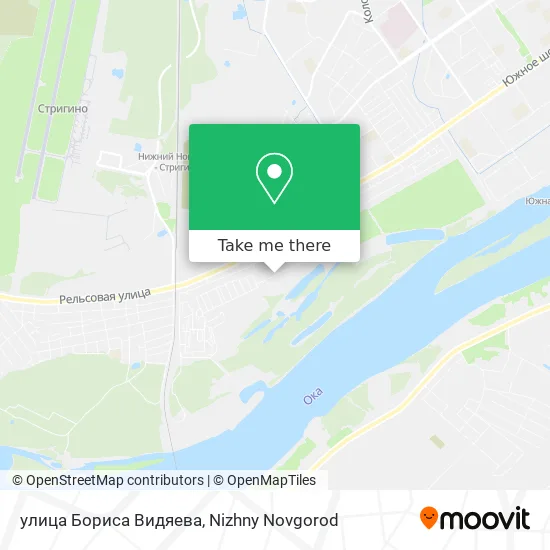 улица Бориса Видяева map