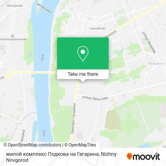 жилой комплекс Подкова на Гагарина map