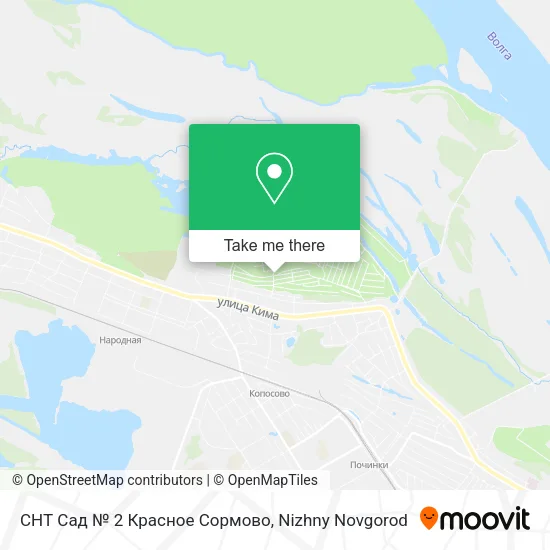 СНТ Сад № 2 Красное Сормово map