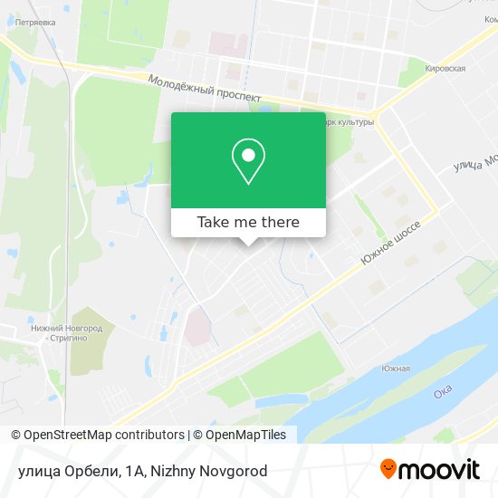 улица Орбели, 1А map