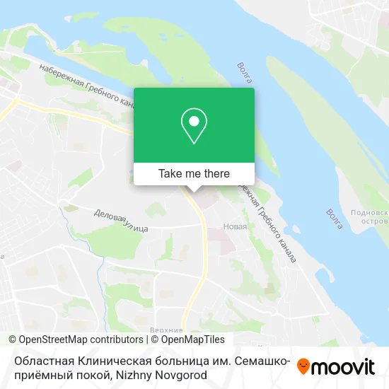 Областная Клиническая больница им. Семашко-приёмный покой map