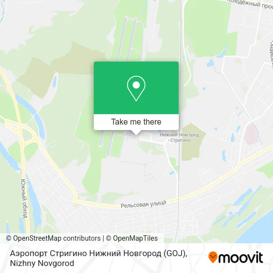 Аэропорт Стригино Нижний Новгород (GOJ) map