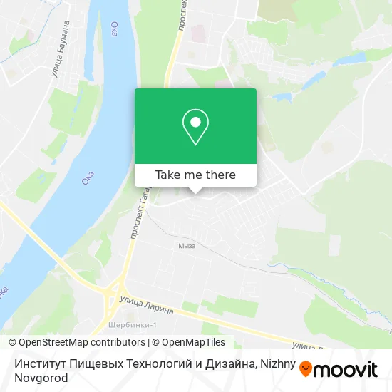 Институт Пищевых Технологий и Дизайна map