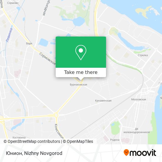 Юнион map