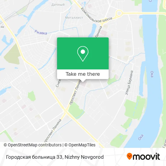 Городская больница 33 map
