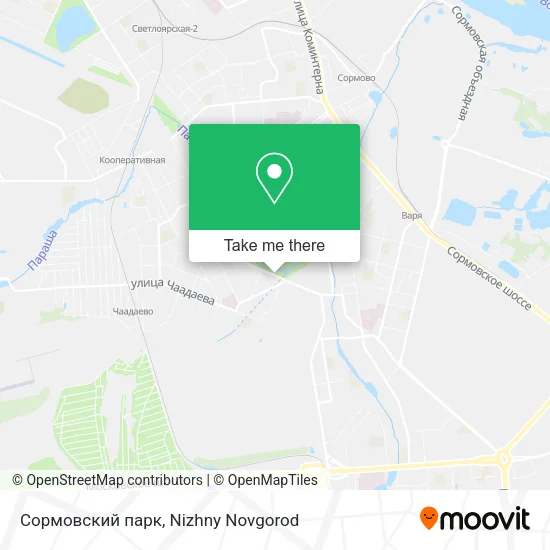 Сормовский парк map