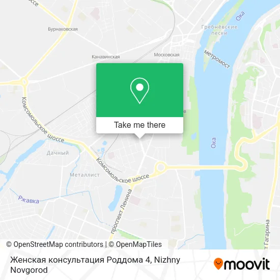 Женская консультация Роддома 4 map