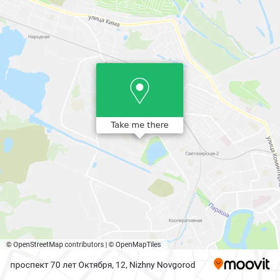 проспект 70 лет Октября, 12 map