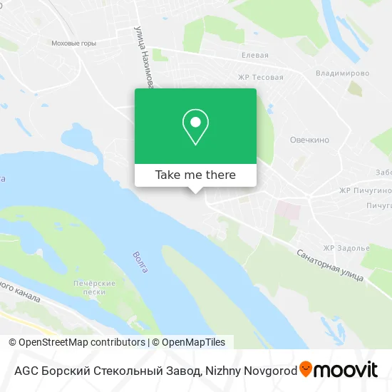 AGC Борский Стекольный Завод map