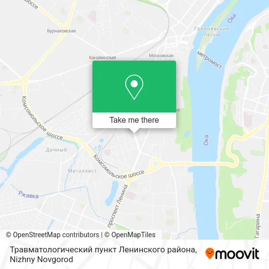 Травматологический пункт Ленинского района map