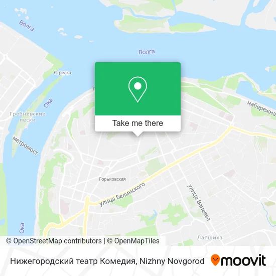 Нижегородский театр Комедия map