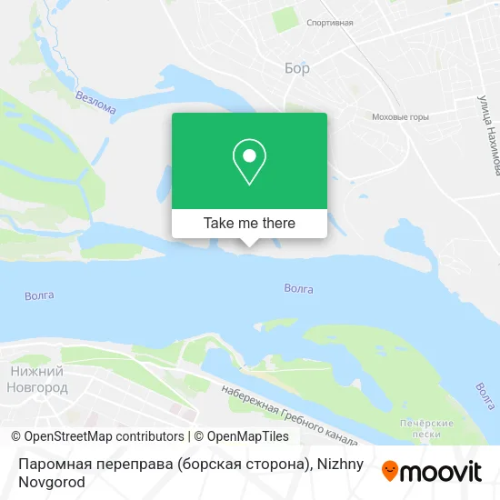 Паромная переправа (борская сторона) map