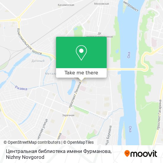 Центральная библиотека имени Фурманова map