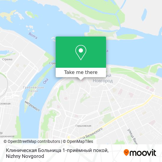 Клиническая Больница 1-приёмный покой map