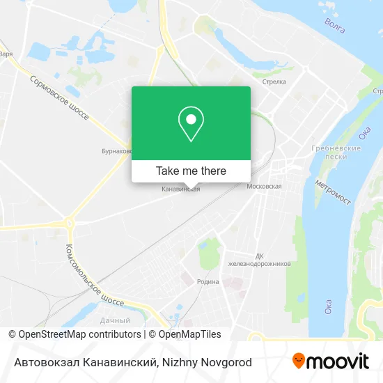 Автовокзал Канавинский map