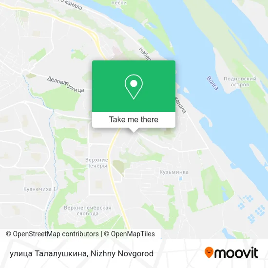 улица Талалушкина map