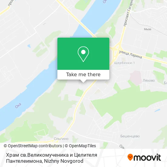 Храм св.Великомученика и Целителя Пантелеимона map