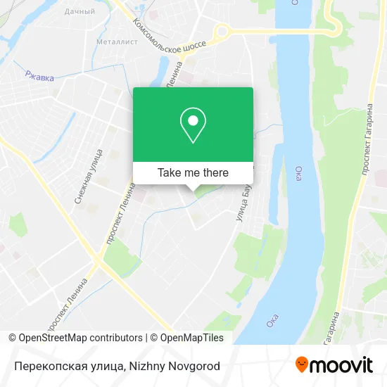 Перекопская улица map