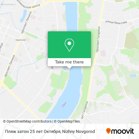 Пляж затон 25 лет Октября map