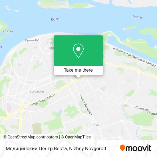 Медицинский Центр Веста map