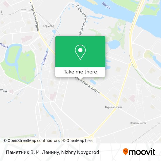 Памятник В. И. Ленину map