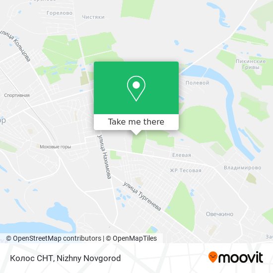 Колос СНТ map