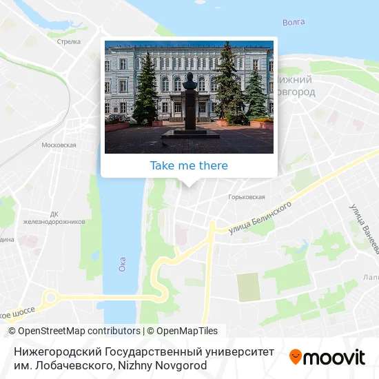 Нижегородский Государственный университет им. Лобачевского map