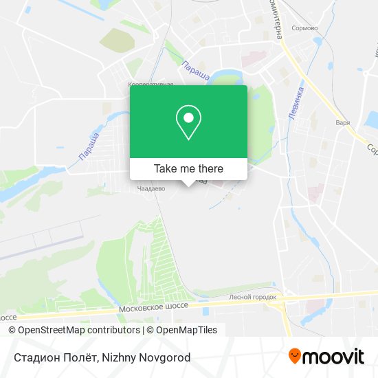 Стадион Полёт map