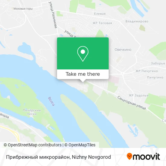 Прибрежный микрорайон map